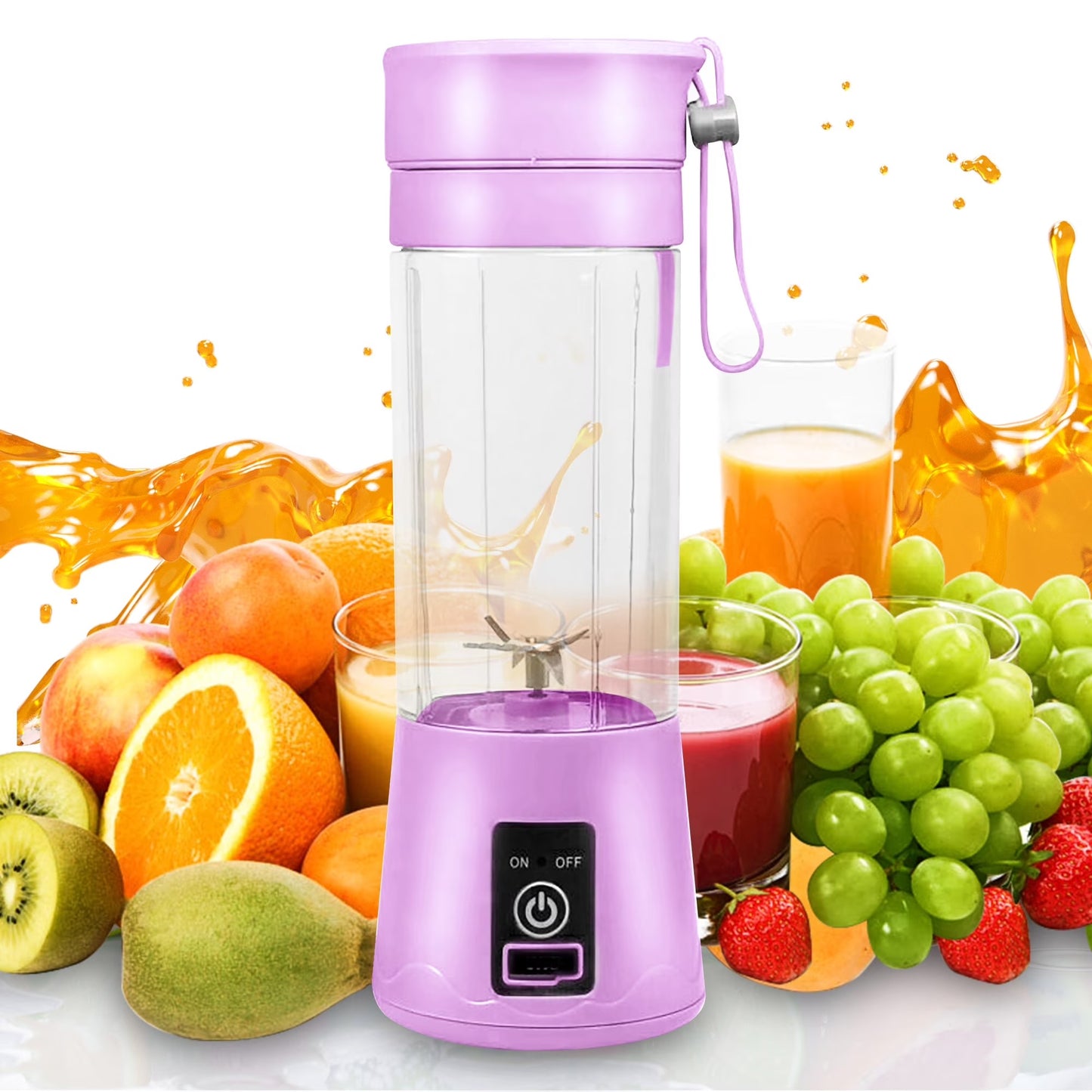 Portable 6 Blades Juicer Blender
