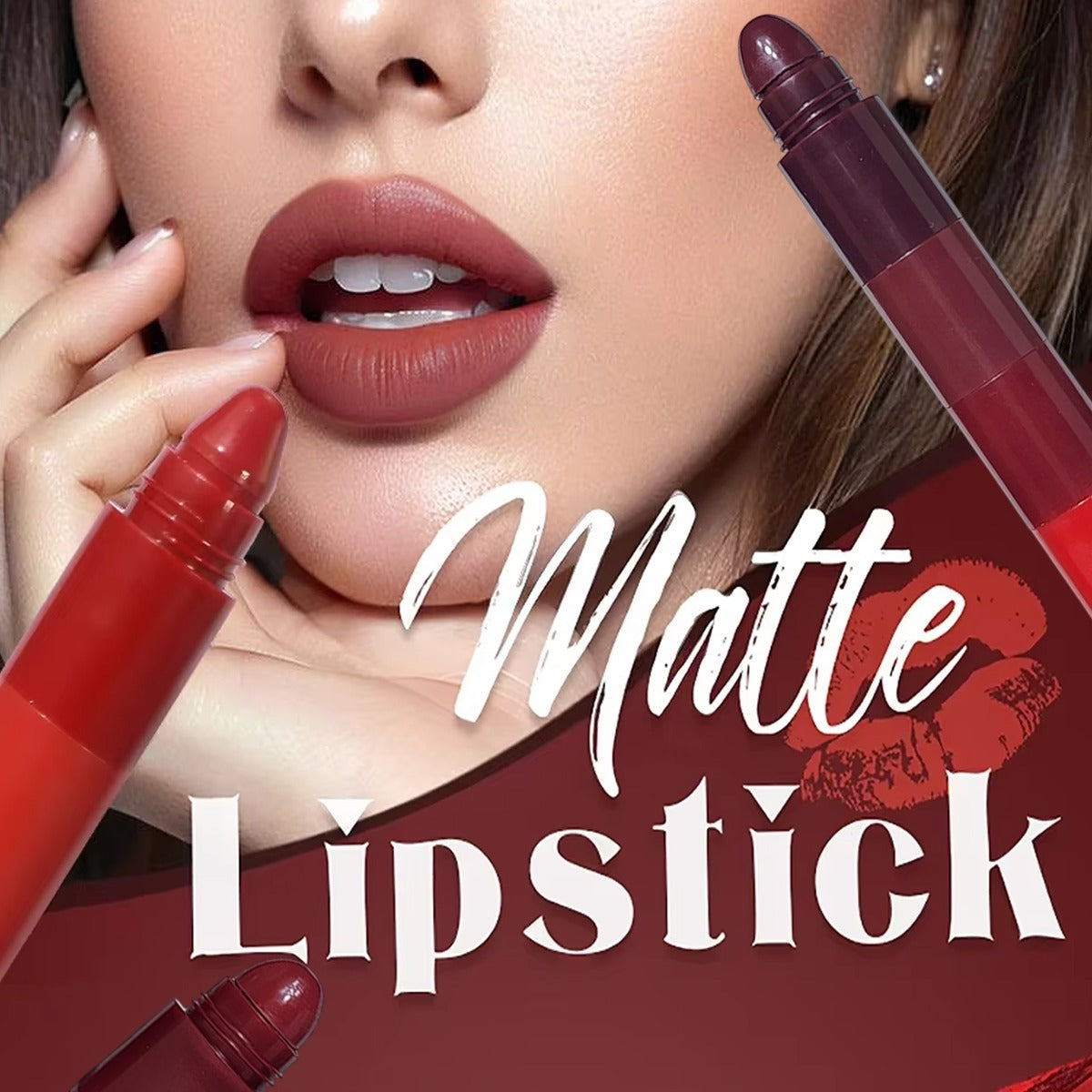 5 in 1 Lipstick Matte lipsticks Waterproof