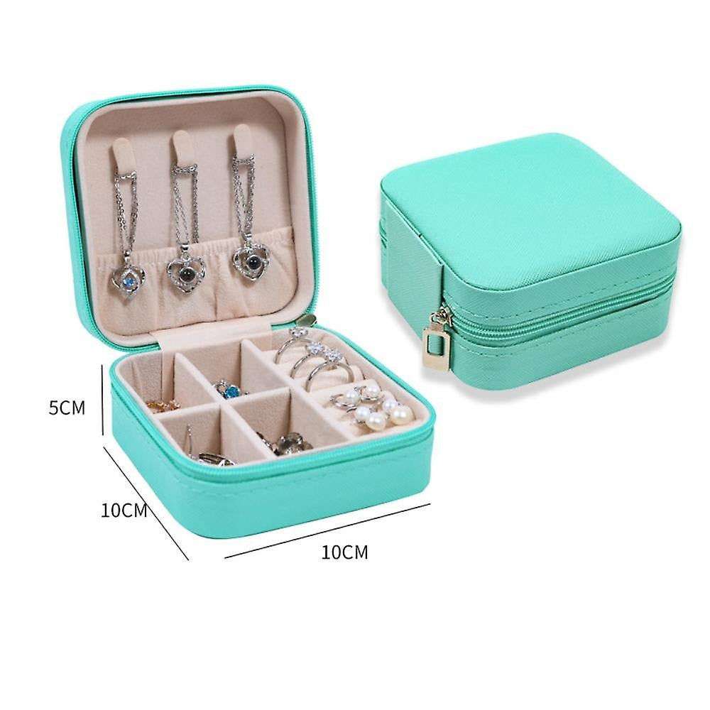 Vintage Leather Travel Jewellery Box for Women